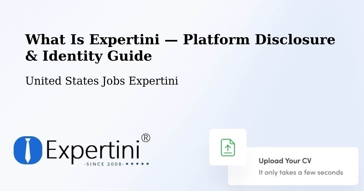 What Is Expertini — Platform Disclosure & Identity Guide – Ayer